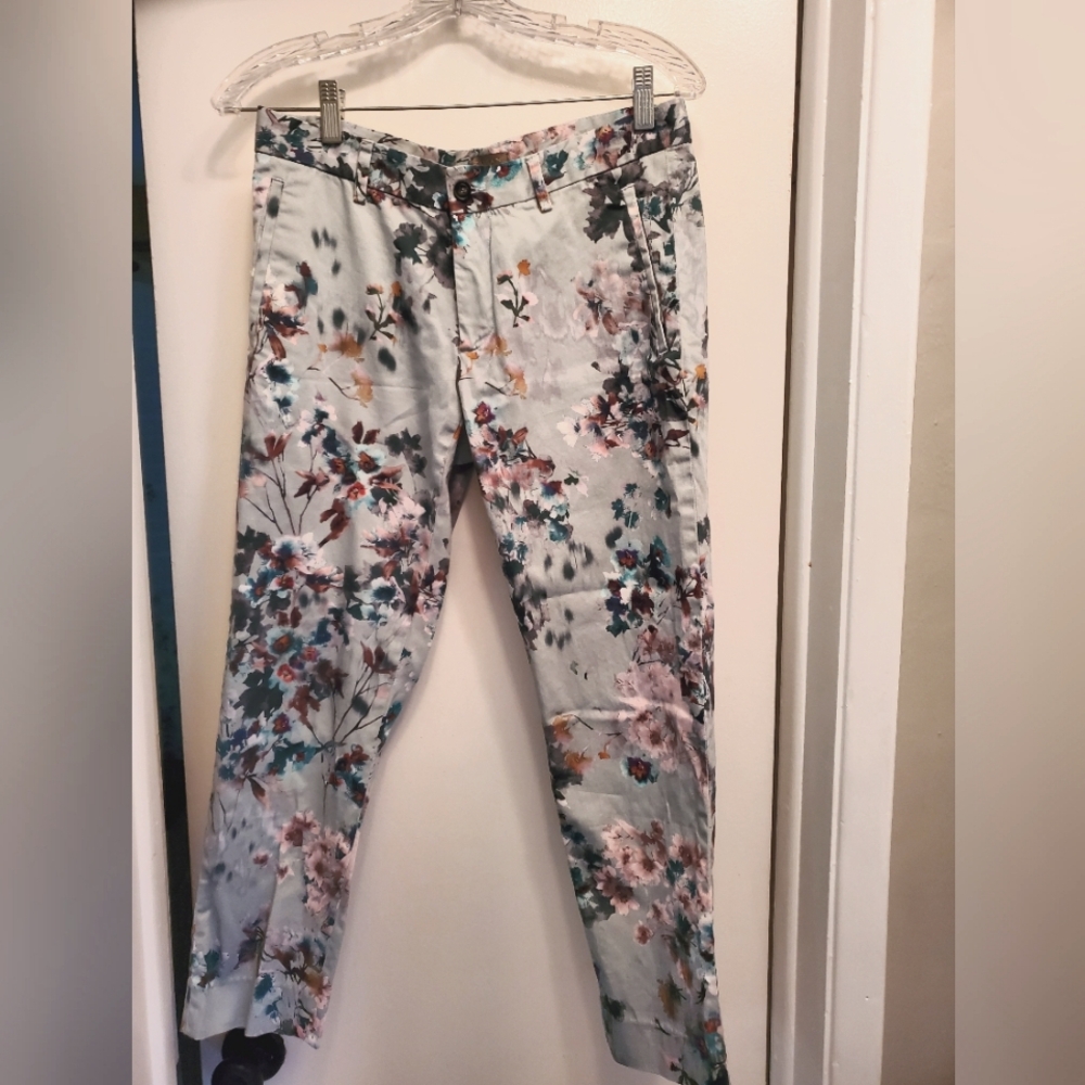 Zara Man Floral Capri size 30
